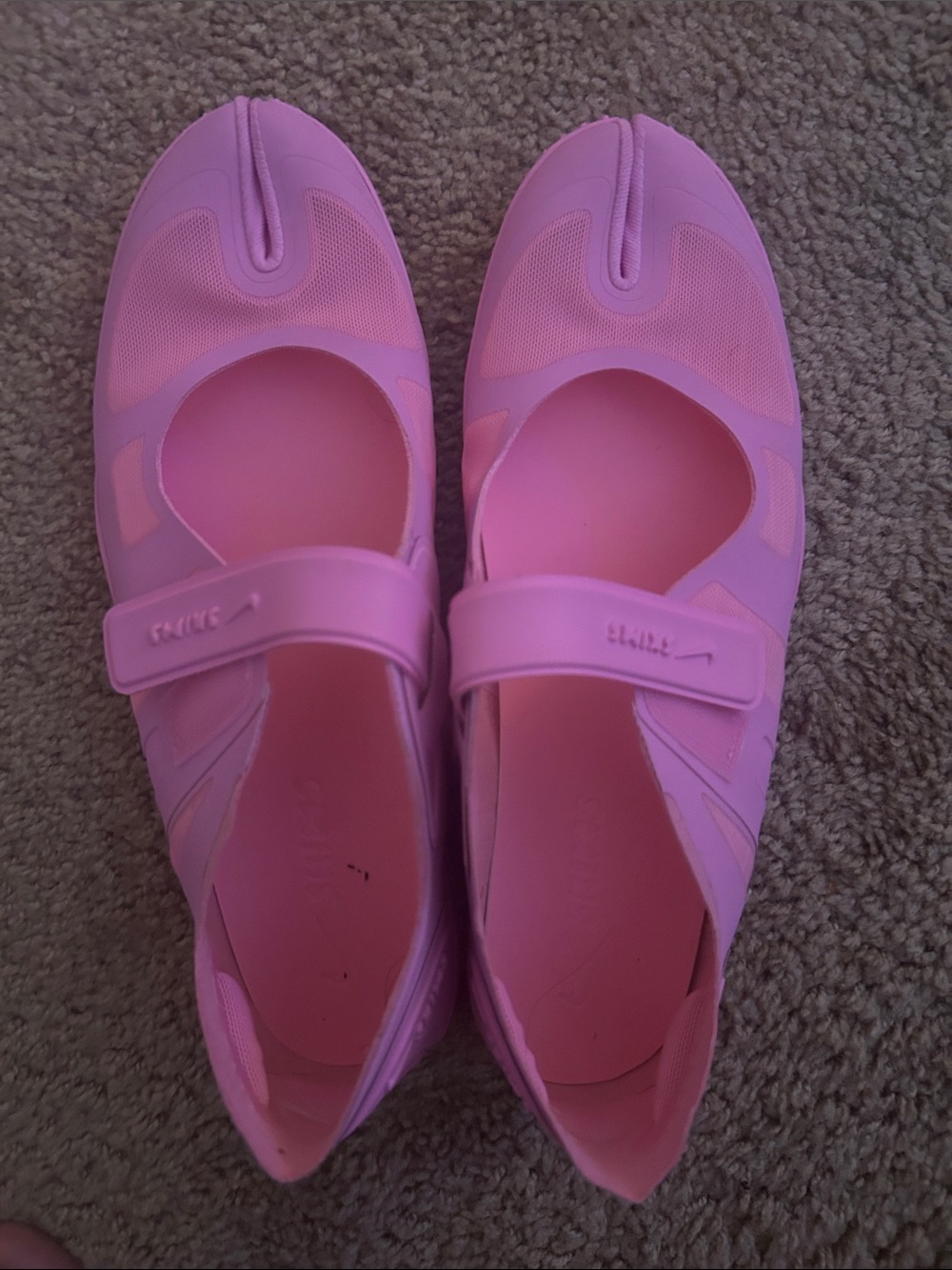SKIMS Pink Mesh Shoes